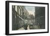 Vintage Copenhagen Street Scene-null-Framed Art Print