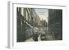 Vintage Copenhagen Street Scene-null-Framed Art Print