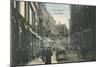 Vintage Copenhagen Street Scene-null-Mounted Art Print