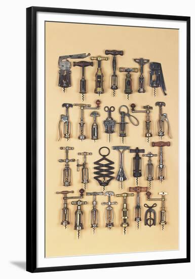 Vintage Corkscrews-Andrew Rose-Framed Giclee Print