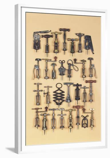 Vintage Corkscrews-Andrew Rose-Framed Giclee Print