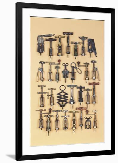 Vintage Corkscrews-Andrew Rose-Framed Giclee Print