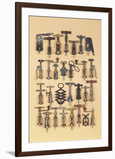 Vintage Corkscrews-Andrew Rose-Framed Giclee Print