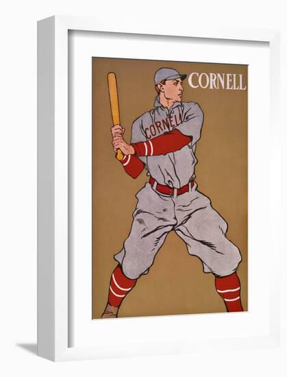 Vintage Cornell Baseball-null-Framed Giclee Print