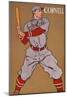 Vintage Cornell Baseball-null-Mounted Giclee Print