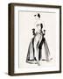 Vintage Costume Sketch I-Jennifer Paxton Parker-Framed Art Print