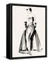 Vintage Costume Sketch I-Jennifer Paxton Parker-Framed Stretched Canvas