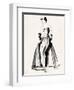 Vintage Costume Sketch I-Jennifer Paxton Parker-Framed Art Print