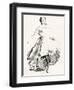 Vintage Costume Sketch II-Jennifer Paxton Parker-Framed Art Print