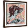 Vintage Couture I-Ricki Mountain-Framed Art Print