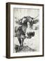 Vintage Cow-Jace Grey-Framed Art Print