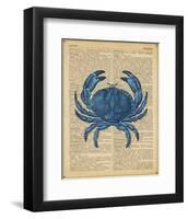 Vintage Crab-Sparx Studio-Framed Art Print