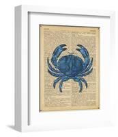 Vintage Crab-Sparx Studio-Framed Art Print