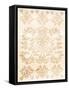 Vintage cream pattern-Jace Grey-Framed Stretched Canvas