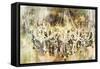 Vintage Crystal Chandelier-Eric Yang-Framed Stretched Canvas