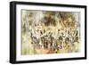 Vintage Crystal Chandelier-Eric Yang-Framed Art Print