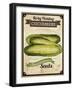 Vintage Cucumber Seed Packet-null-Framed Giclee Print