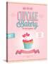 Vintage Cupcake Poster-avean-Stretched Canvas