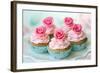 Vintage Cupcakes-Ruth Black-Framed Photographic Print