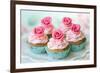 Vintage Cupcakes-Ruth Black-Framed Photographic Print