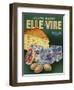 Vintage Dairy Ad France-null-Framed Giclee Print