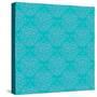 Vintage Damask Pattern Linear Background-tukkki-Stretched Canvas