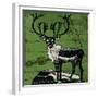 Vintage Deer-null-Framed Giclee Print