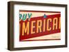 Vintage Design -  Buy American-Real Callahan-Framed Photographic Print