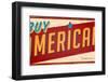 Vintage Design -  Buy American-Real Callahan-Framed Photographic Print