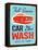 Vintage Design -  Car Wash-Real Callahan-Framed Stretched Canvas