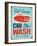 Vintage Design -  Car Wash-Real Callahan-Framed Art Print