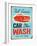 Vintage Design -  Car Wash-Real Callahan-Framed Art Print