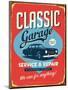 Vintage Design -  Classic Garage-Real Callahan-Mounted Art Print