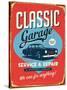 Vintage Design -  Classic Garage-Real Callahan-Stretched Canvas