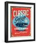 Vintage Design -  Classic Garage-Real Callahan-Framed Art Print