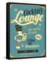 Vintage Design -  Cocktail Lounge-Real Callahan-Framed Stretched Canvas