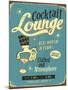 Vintage Design -  Cocktail Lounge-Real Callahan-Mounted Art Print