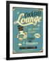 Vintage Design -  Cocktail Lounge-Real Callahan-Framed Art Print