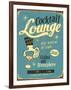 Vintage Design -  Cocktail Lounge-Real Callahan-Framed Art Print