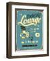 Vintage Design -  Cocktail Lounge-Real Callahan-Framed Art Print