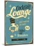 Vintage Design -  Cocktail Lounge-Real Callahan-Mounted Art Print