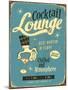 Vintage Design -  Cocktail Lounge-Real Callahan-Mounted Art Print