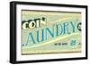 Vintage Design -  Coin Laundry-Real Callahan-Framed Art Print