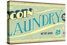 Vintage Design -  Coin Laundry-Real Callahan-Stretched Canvas