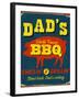 Vintage Design -  Dad's BBQ-Real Callahan-Framed Photographic Print