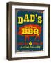 Vintage Design -  Dad's BBQ-Real Callahan-Framed Photographic Print