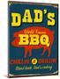 Vintage Design -  Dad's BBQ-Real Callahan-Mounted Photographic Print