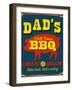 Vintage Design -  Dad's BBQ-Real Callahan-Framed Photographic Print