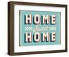 Vintage Design -  Home Sweet Home-Real Callahan-Framed Art Print