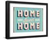 Vintage Design -  Home Sweet Home-Real Callahan-Framed Art Print